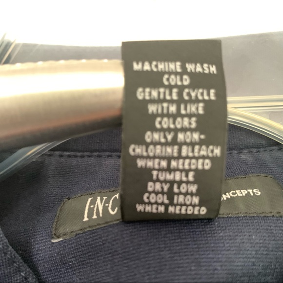 INC International Concepts - Navy Military Jacket - Size L - Picture 6 of 16